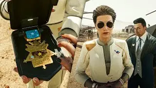 V receives the Medal of Honor from President Myers scene - Cyberpunk 2077 Phantom Liberty