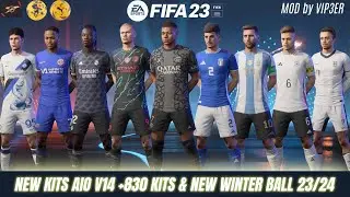 FIFA 23 NEW KITS AIO V14 TU 17.1 by VIP3ER  ( +830 Kits & New Fonts) - FIFA 23 PC 