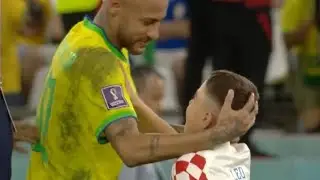 Ivan Perisic’s son Leo vs Neymar console him🥺