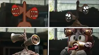 Sonic The Hedgehog Movie - Siren Head Uh Meow All Designs Compilation 2