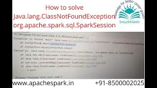 Spark Session Class Not found error|  ClassNotFoundException org.apache.spark.sql.SparkSession error