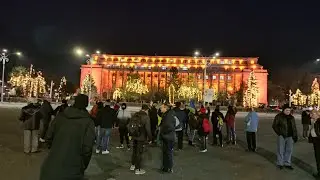 8 ianuarie 2025 Piata Victoriei - protest anti CCR