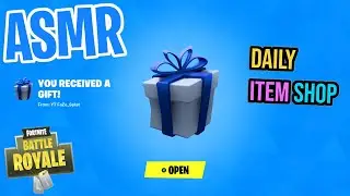 ASMR Fortnite NEW Gift! Daily Item Shop 🎮🎧 Relaxing Whispering 😴💤