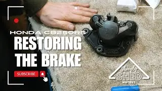 RESTORING THE BRAKE - Honda CB250RS Shoogly Shed Motors