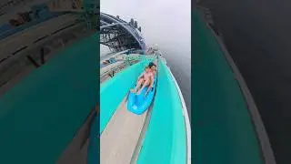 WATERSLIDE WITH A LAUNCH / Norwegian Aqua 🚢
