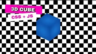 3D rotating cube in CSS. How to make a 3D cube with CSS and JavaScript