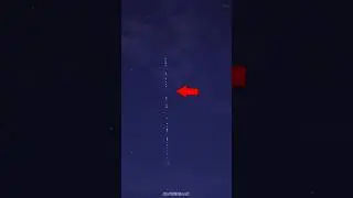 Can You Ever Seen This In Sky 🤯Elon Musk Starlink Satalite 😳