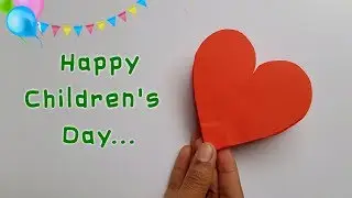 Kid's Crafts on Children's Day occassion || Children's Day kid's Projects