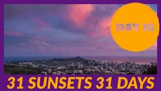 A little cold 🤒 can't stop me ... It almost did on Day 15 of 31 Sunsets 🛑