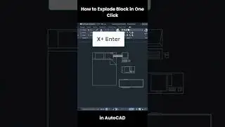 How to Explode Block in One Click in AutoCAD | Quick and Easy Tutorial