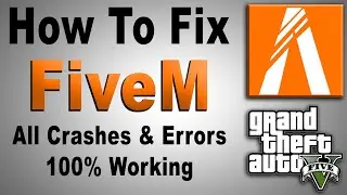 How To Fix FiveM - CRASHES & ERRORS On FiveM In Windows 10/8/7 2021 Latest New Method!