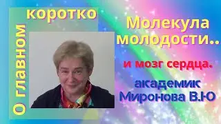 The Molecule of Youth and the Heart Brain. Academician V.Yu. Mironova.