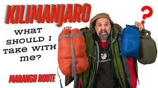 What kit should I take on the Marangu Route to climb Kilimanjaro?