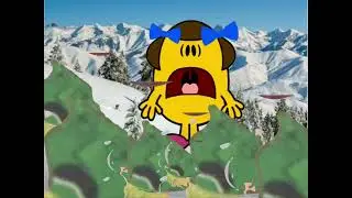 Everyone running from an avalanche but Hawaii is there
