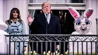 Trump Terrifies Children With Bizarre Military Rant During Easter Egg Roll