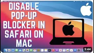 How to Turn off Pop Up Blocker on Mac, MacBook Safari Browser in 2023