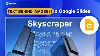 🤯 Google Slides Text Animation HACK: Animate Text from BEHIND the Objects of an Image!