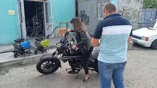 Lifan K19, review of different rider positions.