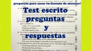 Preparate para el test Escrito de Manejo! tips y mas!!