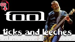 Tool - Ticks & Leeches (🔴Bass Tabs | Notation) 