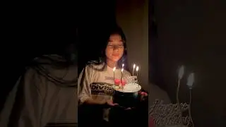 🎂Younger Sister’s birthday celebration at midnight #birthdaycelebration #birthdaycake #sister #love