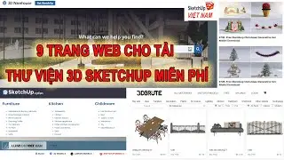 9 TRANG WEB CHO TẢI THƯ VIỆN 3D SKETCHUP MIỄN PHÍ
