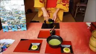 как готовят чай в Японии (Маття/ Matcha tea)