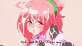 Its all over her face - Funny Anime Moments