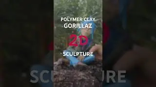 @Gorillaz polymer clay sculpture