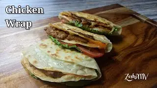 Chicken Tortilla wrap / easy iftar snacks/ Ramadan recipes