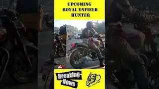 Upcoming Royal Enfield Hunter test mule spied again