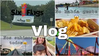 Vlog De Paseo En SixFlags 🎢 Tuvimos Mucha Suerte 😱