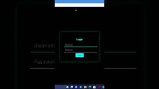 Responsive Login form & Neon Light Border Using HTML CSS JavaScript | 
