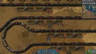 Factorio 32-128 train