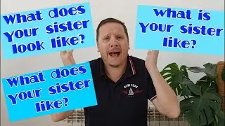 What Does Your Sister Look Like  What Is She Like  What Does She Like    Confusing Questions!!!
