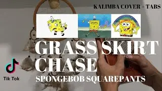 Spongebob Square Pants - Grass Skirt Chase  (Tiktok Viral) Kalimba Tabs