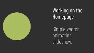 Home Page: Vectors and Animations