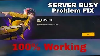 Free Fire Max Server Problem FIX 100% Working 