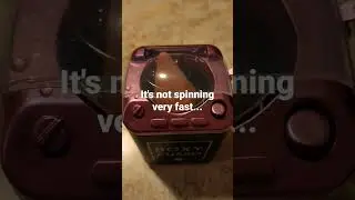 Washing my Patrick Star Sponge in a washing machine. 