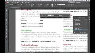 Project 2 - Setting Tabs