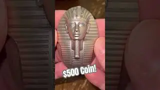 $500 3oz Silver Coin!  The Hidden Worth of Tutankhamen's 3D Coin Revealed!