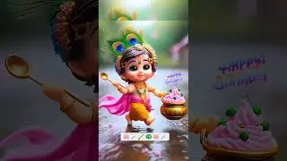 Happy Janmashtami ❤️ Happy Birthday Kanha | Krishan | #happyjanmashtami #krishna #kanha #love #yt