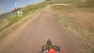 Первый заезд.
