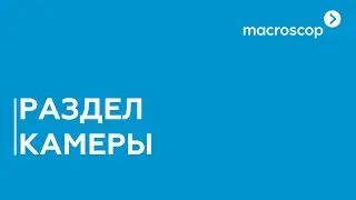 Настройка раздела камеры в Macroscop