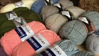 ПОКУПКА ТОЛСТОЙ ПРЯЖИ ДЛЯ ВЯЗАНИЯ! YARNART MERINO BULKY, ALIZE SUPERLANA MAXI, ALIZE LANA GOLD!