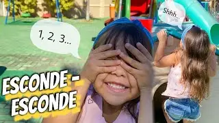 ESCONDE - ESCONDE NO PARQUINHO * quente ou frio ?? *