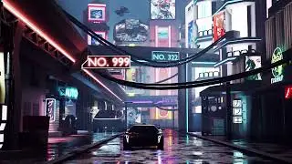 Blender Car Animation - Cyberpunk