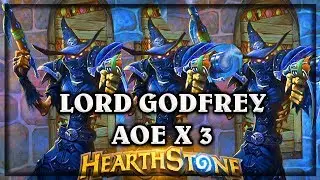 Lord Godrfey x 3 ~ The Witchwood Hearthstone Heroes of Warcraft