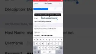 How to setup your cPanel / Roundcube email on your iPhone