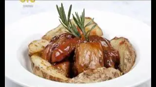 SASHA & КАША. Кролик под соусом из белых грибов от Максима Рыбакова